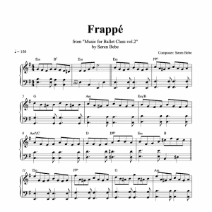 frappé sheet music pdf