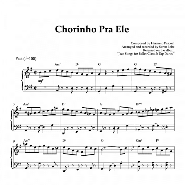 chorinho pra ele hermeto pascoal piano sheet music pdf