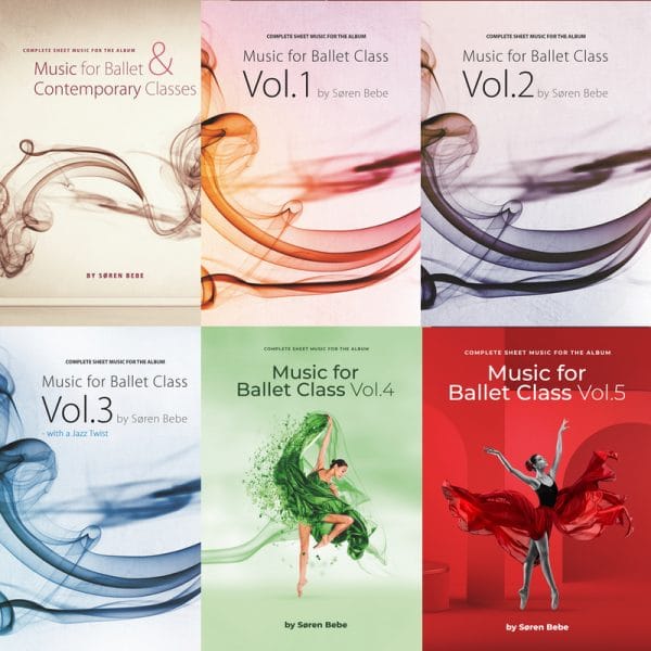 Sheet Music Bundle - 6 collections by Søren Bebe - save 33% (Obs. PDF download only - no printed books)