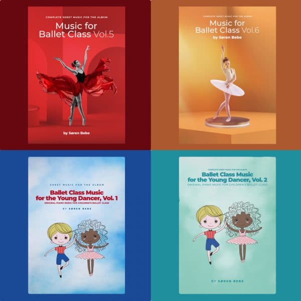 Sheet Music Bundle - 4 popular collections by Søren Bebe - save 25% (Obs. PDF download only)