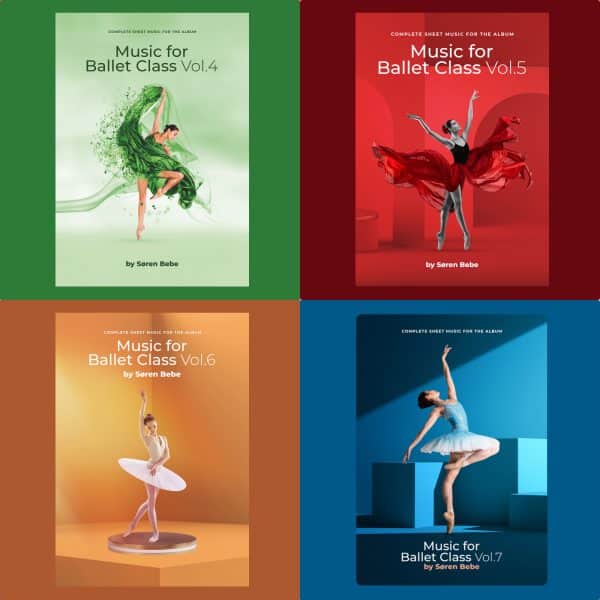 Sheet Music Bundle - 4 collections by Søren Bebe - save 25% (Obs. PDF download only - no printed books)