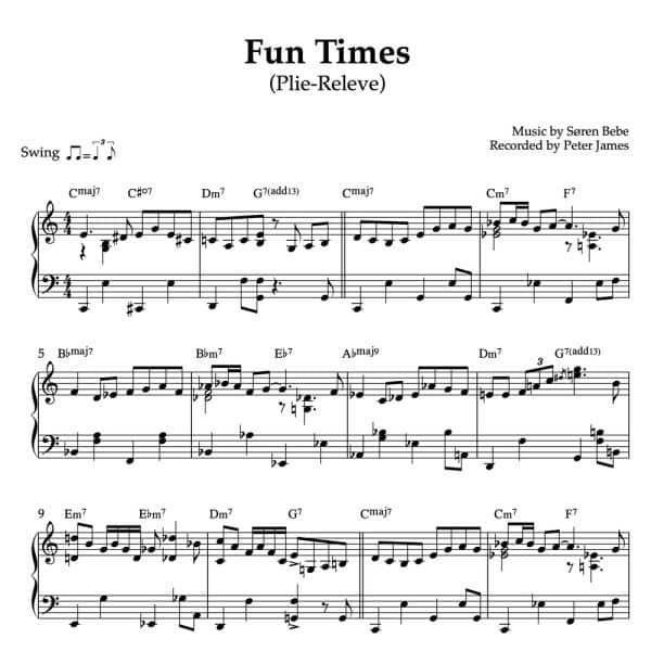 Fun Times (Plie-Releve) | Piano Sheet Music (PDF)